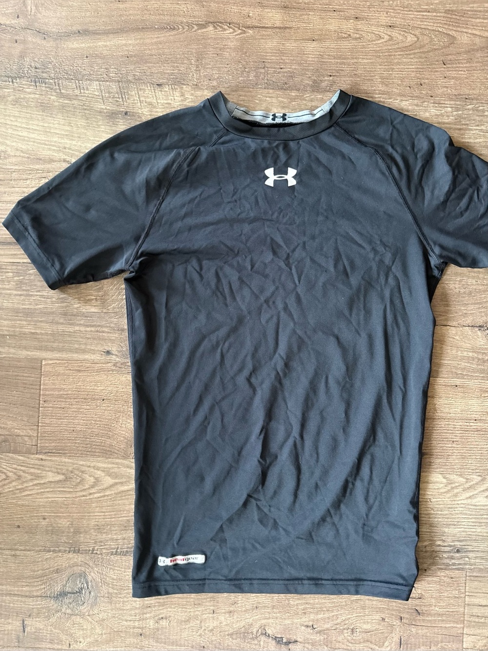 Under Armour Men’s Black Short-Sleeve Performance Compression Tee. Heat gear
